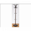 Head Coat Hanger Brown with Marble Base Coat Racks|Portemanteau brun avec base en marbre