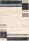 Aya Ivory-Blue Area Rug - 5'3\" x 7'3\"