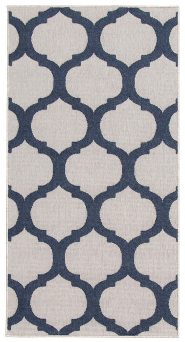Sophie Grey-Navy Area Rug - 2'8\" x 4'11\"