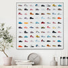 "Life Is Short Buy The Shoes" Canvas Framed Black 20x20 Wall Art