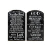 MDF Wall Sign Lord/God - Set of 2 Wall Decor|Panneau mural « Lord » et « God » en panneaux de fibres à densité moyenne - ensemble de 2 décorations murales