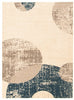 Ellegance Ivory / Blue 6'7" x 9'6" Area Rug