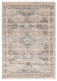 Leandra Taupe/blue Rug 8'0