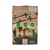 100 Lt 8.5ft Indoor Garland Lights Clear Bulbs - Set of 2 Christmas Lights|Guirlande de 100 lumières de 8,5 pi pour l’intérieur avec ampoules transparentes - ensemble de 2 jeux de lumières de Noël