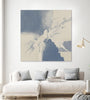 "Cool Fury I" Giant Art 72x72 Wall Art