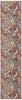 Bellezza Red / Green 2'2" x 12'0" Area Rug