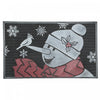 Rubber Snowman Cardinal Floormat|Tapis de plancher avec bonhomme de neige et cardinal, en caoutchouc
