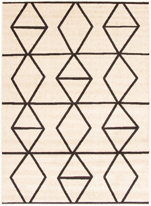 Anandi Ivory-Brown Area Rug - 7'10\" x 10'2\"