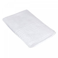 Basketweave Bath Towel 27 x 50 White - Set of 2 Towels