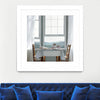 "Accidental Scholar" Matted and Framed White 36x36 Wall Art