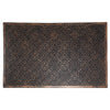 Rubber Tiled Floral Floormat