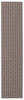 Bellezza Black 2'2" x 24'0" Area Rug