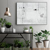 "Parkour" Canvas Framed Black 24x18 Wall Art