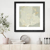 "Sea Coral I" Matted and Framed Black 36x36 Wall Art