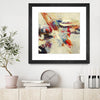 "Positive Energy I" Matted and Framed Black 30x30 Wall Art