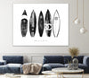 "Surf Landscape" Giant Art 72x54 Wall Art