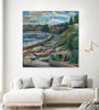 "Early Morning On The Beach" Giant Art 72x72 Wall Art