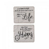 Deco Foam Brick Wall Art Assorted Wall Decor|Décorations murales diverses brique en mousse avec écriture en anglais