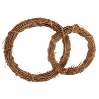 Vine Wreath Natural Set of 2 Artificial Flower