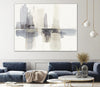 "Improvisation Ii Gray" Giant Art 72x54 Wall Art