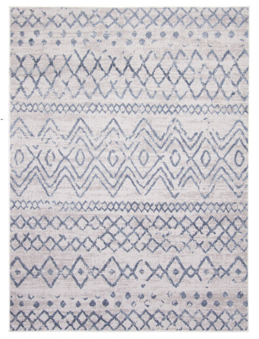 Dita Blue Area Rug - 7'10\" X 10'2\" 