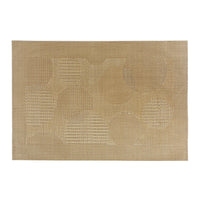 Vinyl Placemat Bubbles Gold - Set of 12