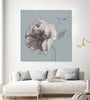 "Floral Symposium Ii" Giant Art 72x72 Wall Art