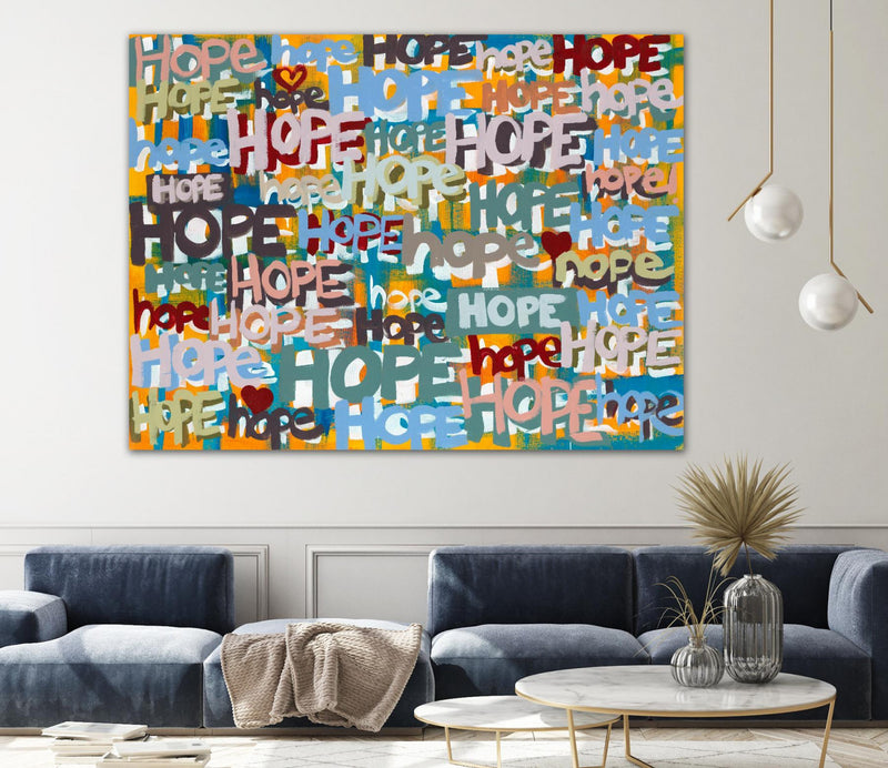 \"Its Time For Hope\" Giant Art 72x54 Wall Art