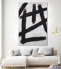 "Ink Strokes" Giant Art 84x54 Wall Art