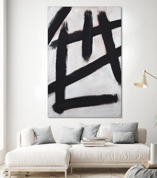 \"Ink Strokes\" Giant Art 84x54 Wall Art