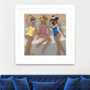 "The Orange County Club.tif" Matted and Framed White 36x36 Wall Art