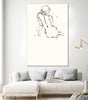 "Contour Figure 4" Giant Art 84x54 Wall Art