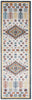 Gypsy Grey Machine Washable Area Rug - 2'6" x 8'0"