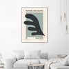 "Papiers Découpés Vi" Canvas Framed Black 30x40 Wall Art