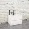 Nordika Storage Nightstand - White 