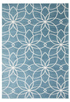 Terali Turquoise Machine Washable Area Rug - 6'0\" x 9'0\"