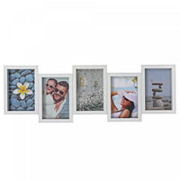 Collage Frame - White Cloud 5 - 4 x 6 Frames