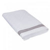 Luxury Stitch Bath Towel 30 x 60 White - Set of 2 Towels|Serviette de bain brodée luxueuse 30 x 60 blanche - ensemble de 2 serviettes