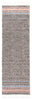 Vera Earth Taupe/Ivory Area Rug - 2'7" x 8'4"