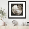 "Touch Of Silver" Matted and Framed Black 30x30 Wall Art