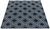 August Geod Navy-White 7'10" x 10'2" Area Rug