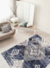 Makondo Mosaique Blue Area Rug - 5'3" x 7'3"