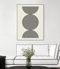 "Simplicity Ii" Canvas Framed Black 30x40 Wall Art