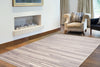 Faith Silver-Cream Area Rug - 3'11" x 5'7"