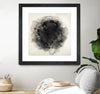 "Positives And Negatives I" Matted and Framed Black 30x30 Wall Art