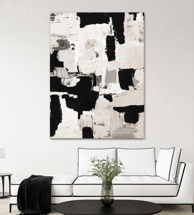 \"Night Peace Abstract\" Giant Art 72x54 Wall Art
