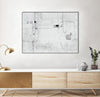 "Parkour" Canvas Framed Black 24x18 Wall Art