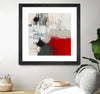 "The Mountain Comes To You" Matted and Framed Black 30x30 Wall Art