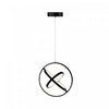 Sienna 30 W LED Black Orb Pendant