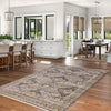 Leandra Taupe/grey Rug 3'11" X 5'11" Area Rug